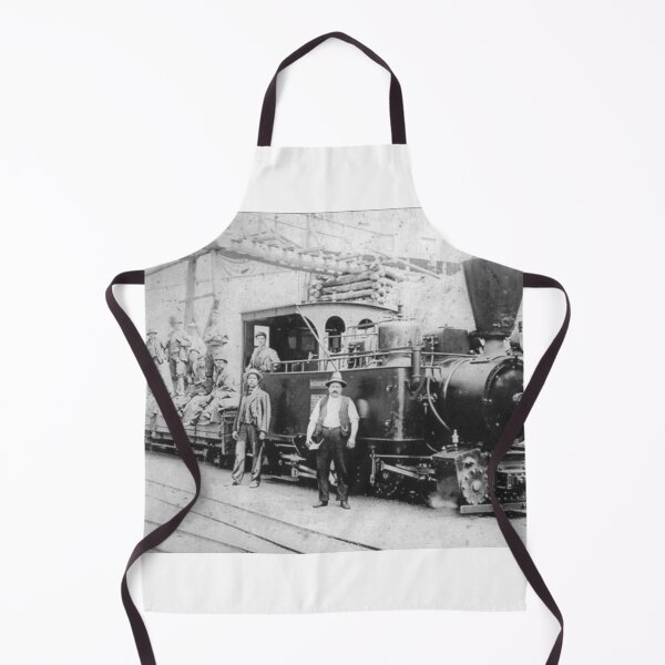 Item preview, Tasmanian Steam Train Crew - Magnet Station 1900s designed and sold by taspaul.