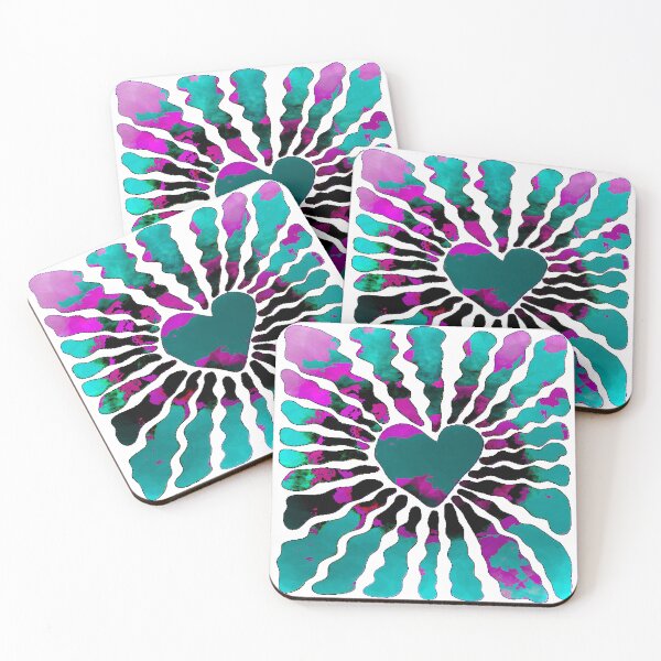Item preview,  Radiant Heartburst – Tie-Dye Love Explosion designed and sold by Groovy Looks.