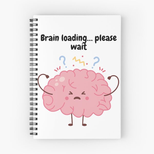 Item preview, Brain Loading… Please Wait – Funny Lazy Day Quote Design designed and sold by Elifeupgrade.