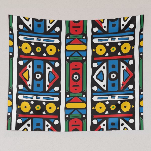 Item preview, South Africa Ndebele Pattern designed and sold by Myra365Art.