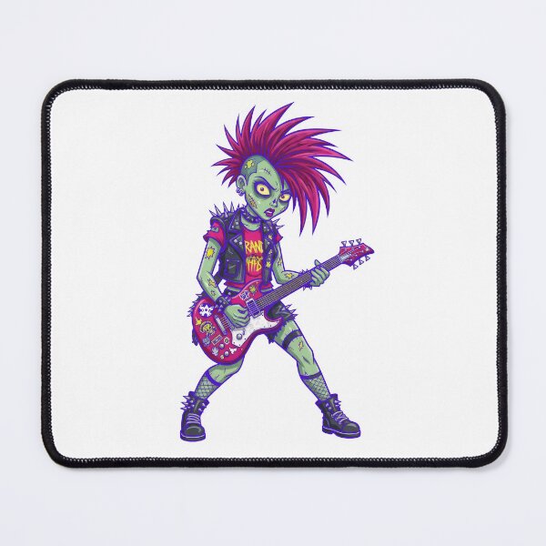 Item preview, Zombie punk rocker girl designed and sold by AliveStyle.