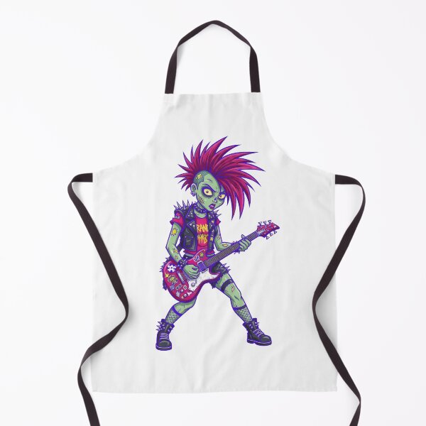 Item preview, Zombie punk rocker girl designed and sold by AliveStyle.
