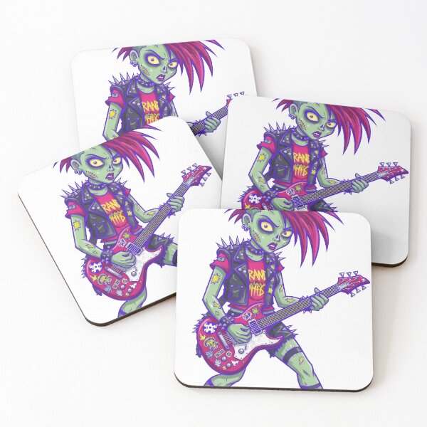 Item preview, Zombie punk rocker girl designed and sold by AliveStyle.