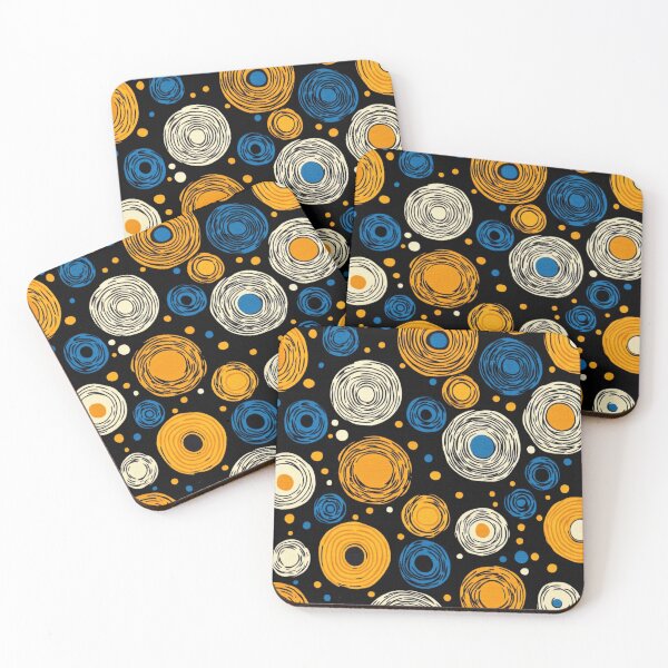 Item preview, African Print Circles – Bold Tribal Pattern Design designed and sold by Myra365Art.