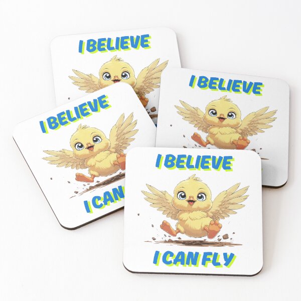 Item preview, I believe I can fly baby chicken designed and sold by Dice & Dirt.