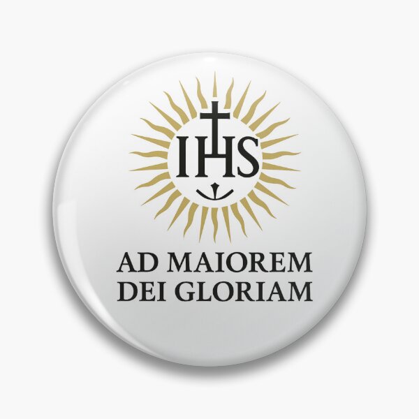 Item preview, Ad Maiorem Dei Gloriam – Radiant Jesuit Emblem designed and sold by ApologeticaCatolica.org.