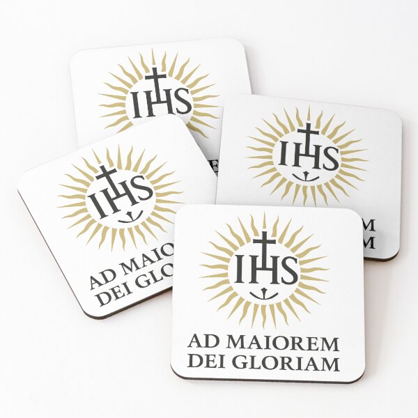 Item preview, Ad Maiorem Dei Gloriam – Radiant Jesuit Emblem designed and sold by ApologeticaCatolica.org.