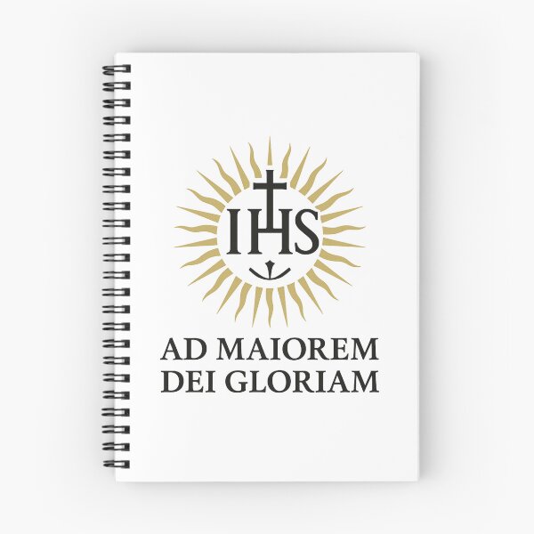 Item preview, Ad Maiorem Dei Gloriam – Radiant Jesuit Emblem designed and sold by ApologeticaCatolica.org.