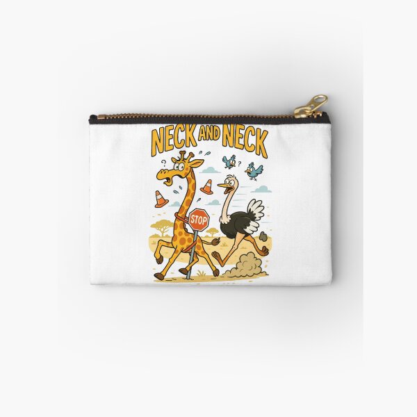 Item preview, Neck and Neck: Giraffe vs Ostrich Race designed and sold by WildlifeInc.