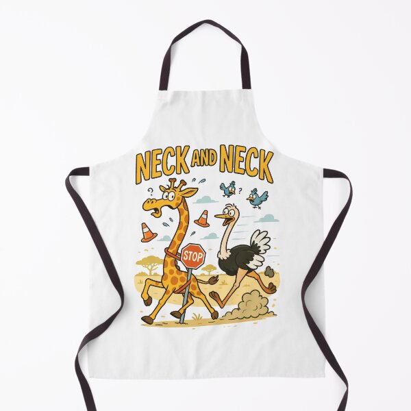 Item preview, Neck and Neck: Giraffe vs Ostrich Race designed and sold by WildlifeInc.