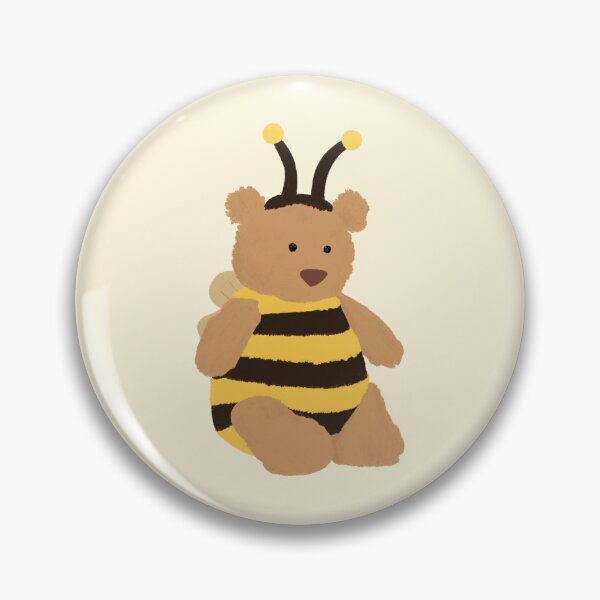 Item preview, Cute Bumblebee Teddy Bear Plushie designed and sold by adriekins.