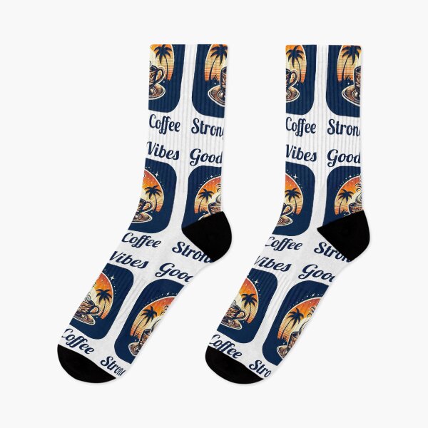 Item preview, Good Vibes & Strong Coffee designed and sold by JrSkDesign ✅ .