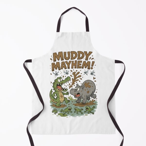 Item preview, Muddy Mayhem: Crocodile vs Hippo Splashdown designed and sold by WildlifeInc.