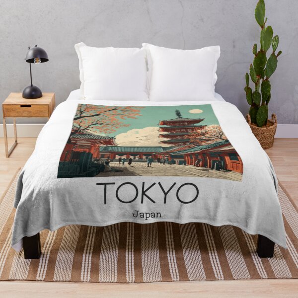 Item preview, A Vintage Travel Art of Tokyo - Japan designed and sold by GoodOldVintage.