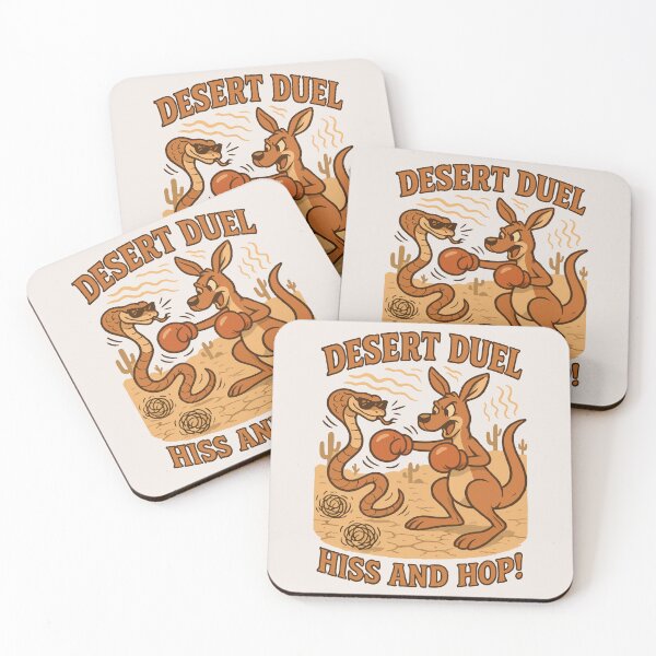 Item preview, Desert Duel: Hiss and Hop Showdown designed and sold by WildlifeInc.