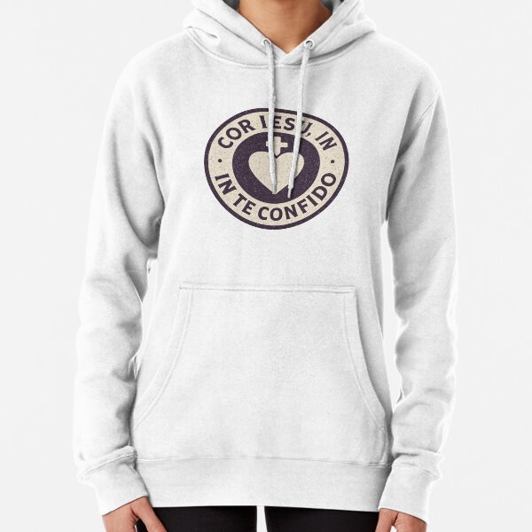 Cor Iesu – emblema vintage «In Te Confido» Sudadera con capucha