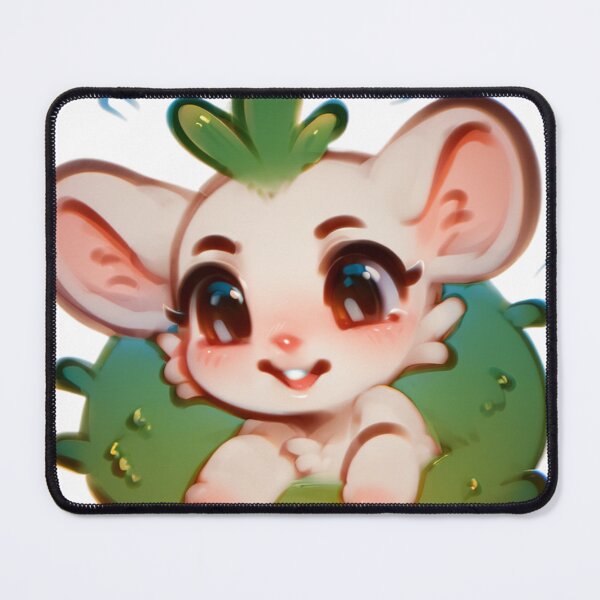 Item preview, Cute Chibi Mouse in Slime Nest – Adorable Fantasy Creature Art designed and sold by veinmerch.