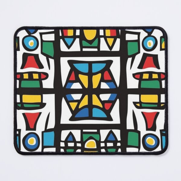 Item preview, African Ndebele Geometric Pattern designed and sold by Myra365Art.