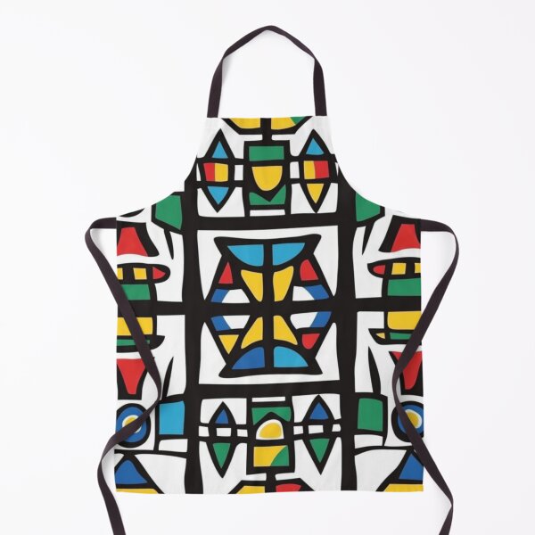 Item preview, African Ndebele Geometric Pattern designed and sold by Myra365Art.
