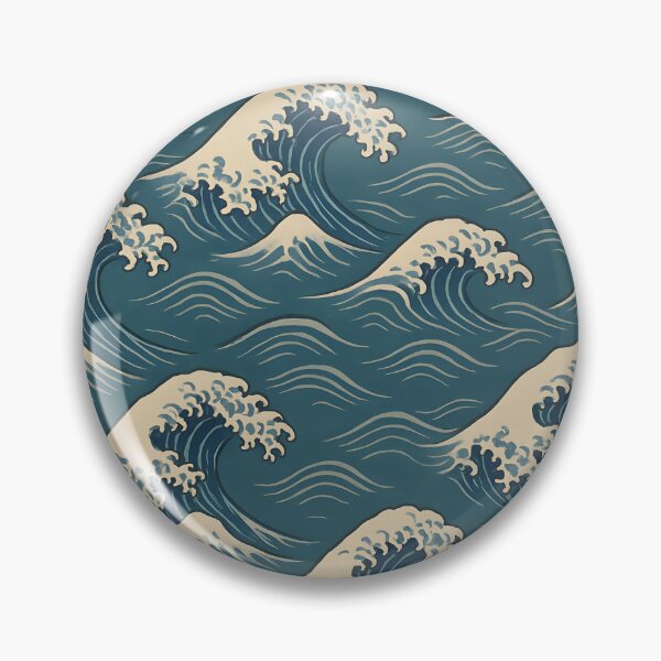 Item preview, Traditional Japanese Wave Pattern – Great Sea Style designed and sold by worraset.