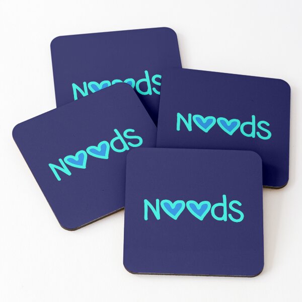 Item preview, Noods in Turquoise Love Hearts  designed and sold by Memes N Lore .