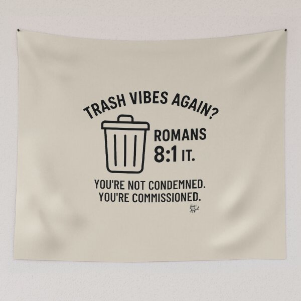 Item preview, Trash Vibes Again? – Bible Shirt for the Called designed and sold by HouseofAbigail.