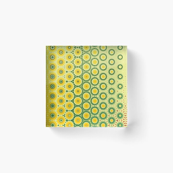 Item preview, Lemon Yellow and Green Circle Pattern designed and sold by DaisyDivine.