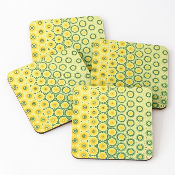 Item preview, Lemon Yellow and Green Circle Pattern designed and sold by DaisyDivine.