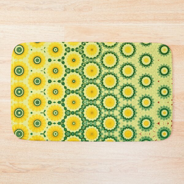 Item preview, Lemon Yellow and Green Circle Pattern designed and sold by DaisyDivine.