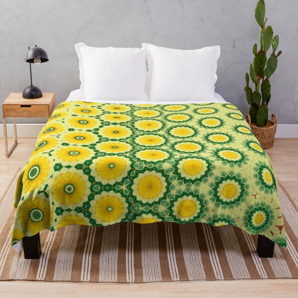 Item preview, Lemon Yellow and Green Circle Pattern designed and sold by DaisyDivine.