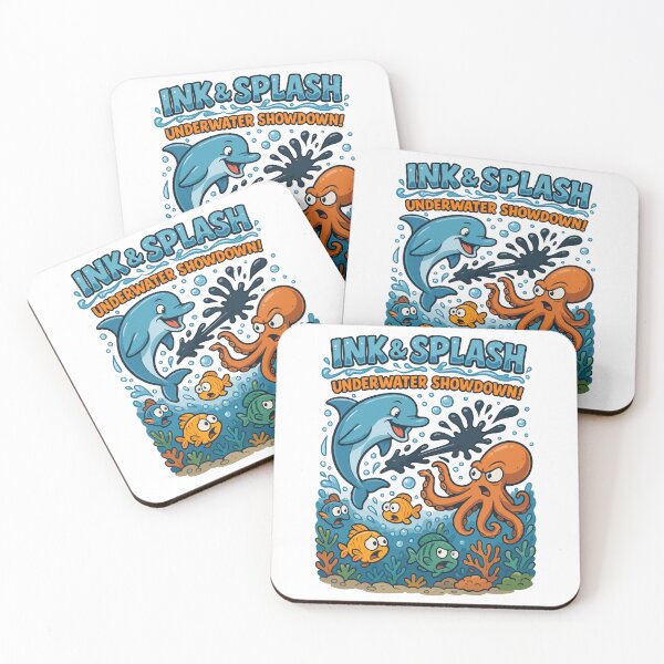 Item preview, Ink & Splash: Underwater Showdown designed and sold by WildlifeInc.