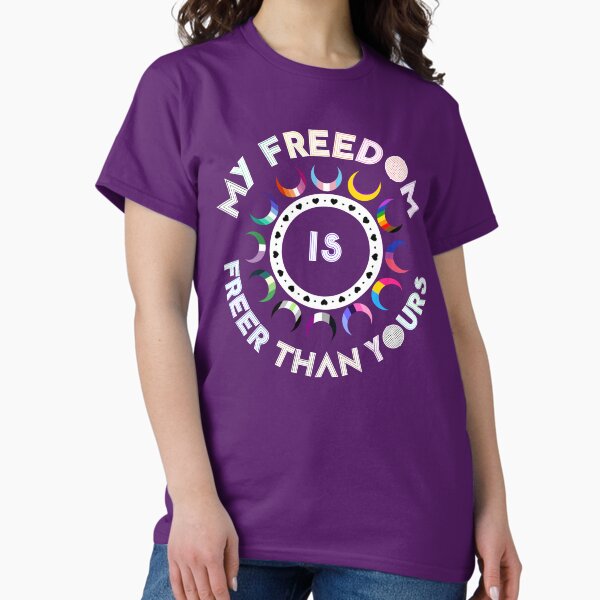 Item preview, Crescent Pride Flag Moons | My Freedom is Freer Than Yours designed and sold by dickensign.