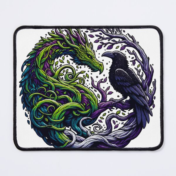 Item preview, A tree dragon and a raven designed and sold by FLEXsDESIGN.