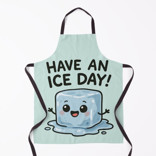 Item preview, Have An Ice Day Pun Cartoon Funny Saying designed and sold by NosandEdgy.