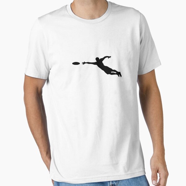 Artikel-Vorschau von Ultimate Frisbee Silhouette V5, designt und verkauft von TeeTimeGuys.