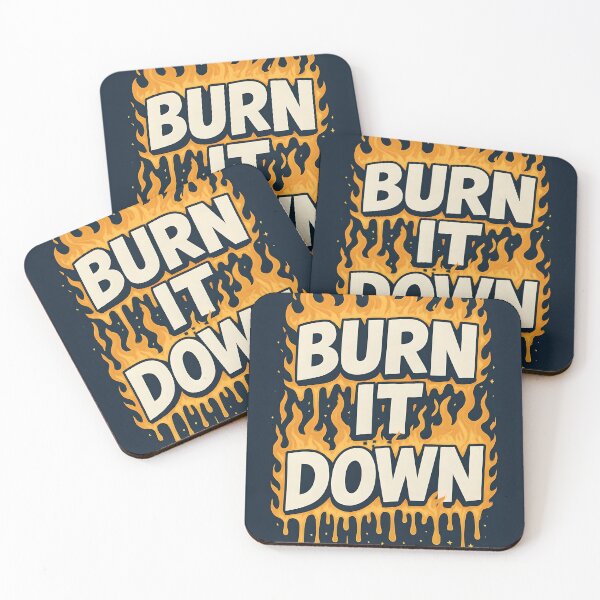 Item preview, Burn It Down designed and sold by asleepnfalling.