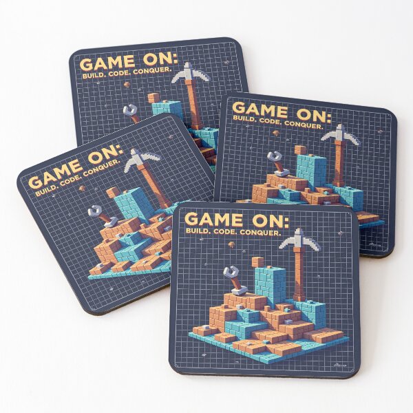 Item preview, Game On – Pixel Art Builder’s Blueprint designed and sold by nhk999.