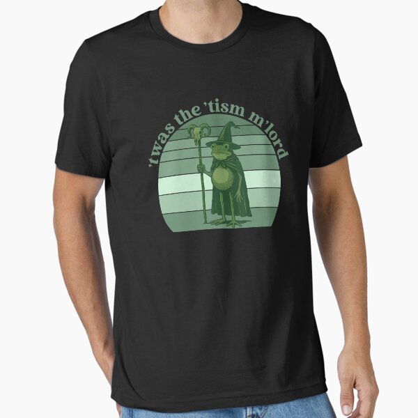 Item preview, 'Twas The 'Tism M'lord Funny Wizard Frog designed and sold by jackedmone.