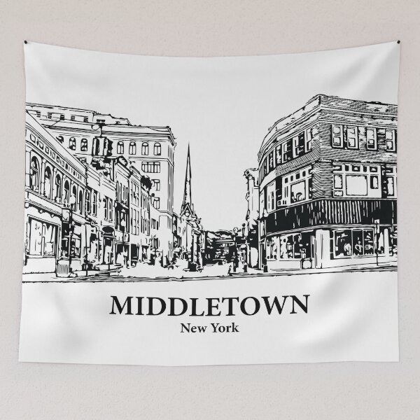 Item preview, Middletown - New York designed and sold by Lakeric Cityscapes.