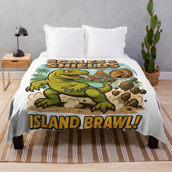 Item preview, Scales & Shields – Komodo Dragon vs Armadillo Island Clash designed and sold by WildlifeInc.