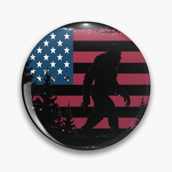 Artikelvorschau, Bigfoot 4. Juli Amerikanische USA-Flagge (1) entworfen und verkauft von MAKOPOKOShop.