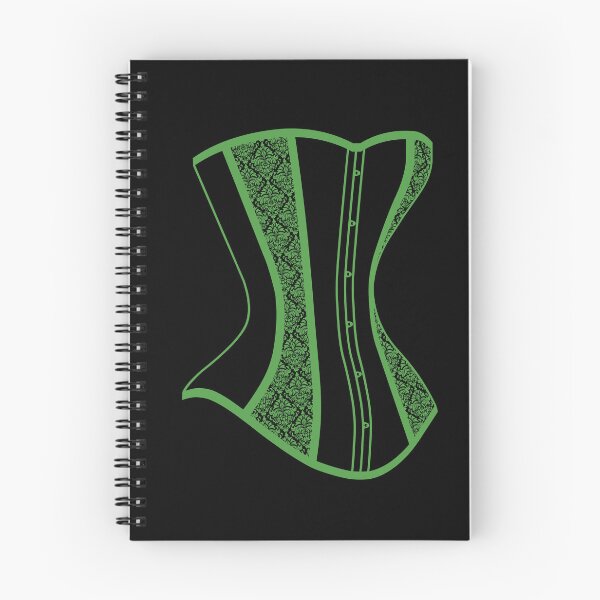 Item preview, Damask Corset - Green designed and sold by SleeplessStitch.