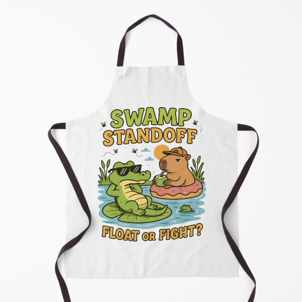 Item preview, Swamp Standoff – Alligator vs Capybara in Lazy River Showdown designed and sold by WildlifeInc.