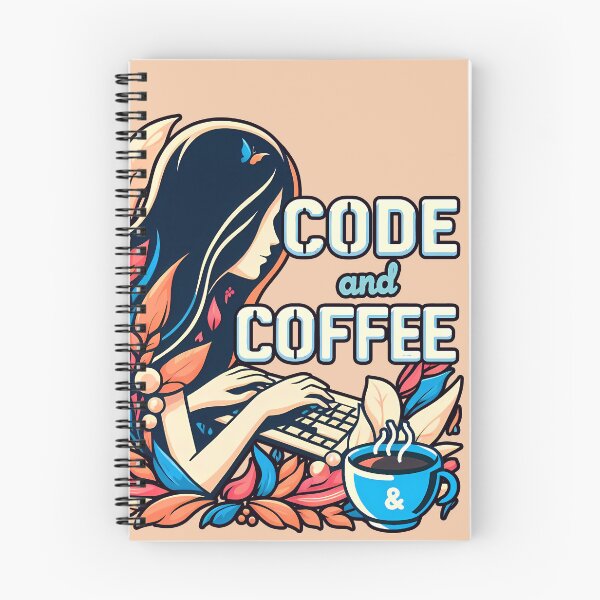 Item preview, Code and Coffee, typography designed and sold by maxmaj.