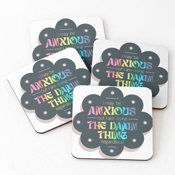 Item preview, Ansioso pero hacerlo de todos modos Cita divertida de salud mental designed and sold by libscreates.