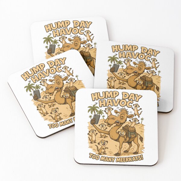 Item preview, Hump Day Havoc – Camel vs Meerkat Selfie Chaos designed and sold by WildlifeInc.