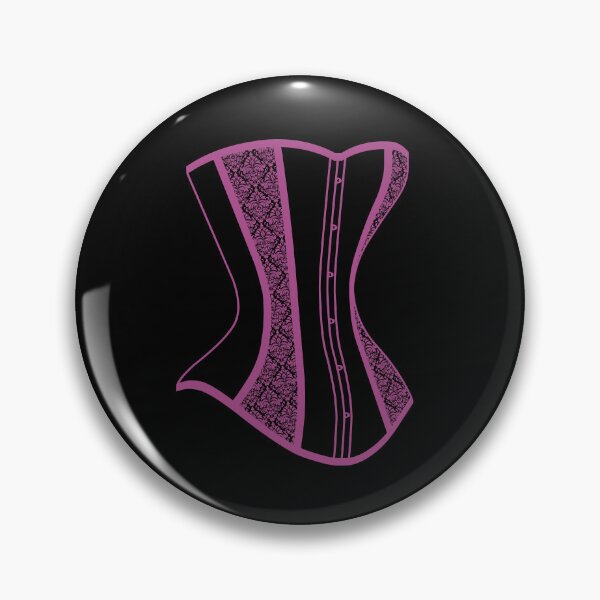 Item preview, Damask Corset - Pink designed and sold by SleeplessStitch.