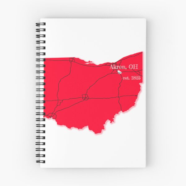 Item preview, Akron, OH [Red] designed and sold by PhilbonianDezin.