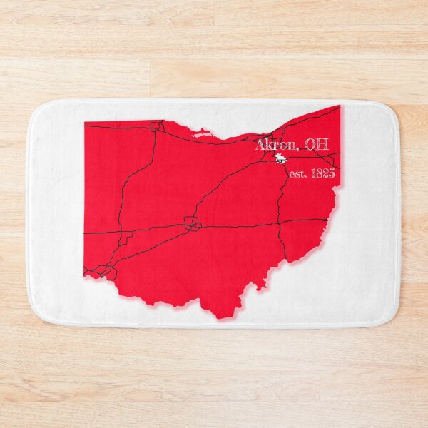 Item preview, Akron, OH [Red] designed and sold by PhilbonianDezin.