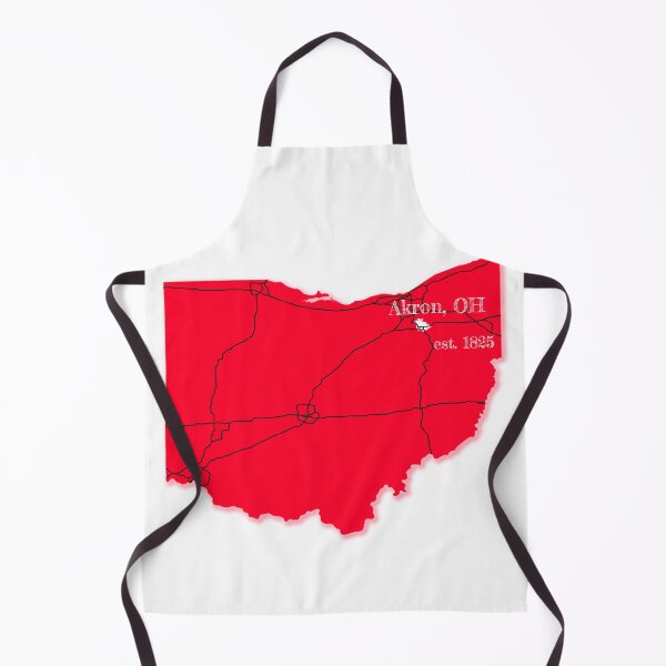 Item preview, Akron, OH [Red] designed and sold by PhilbonianDezin.